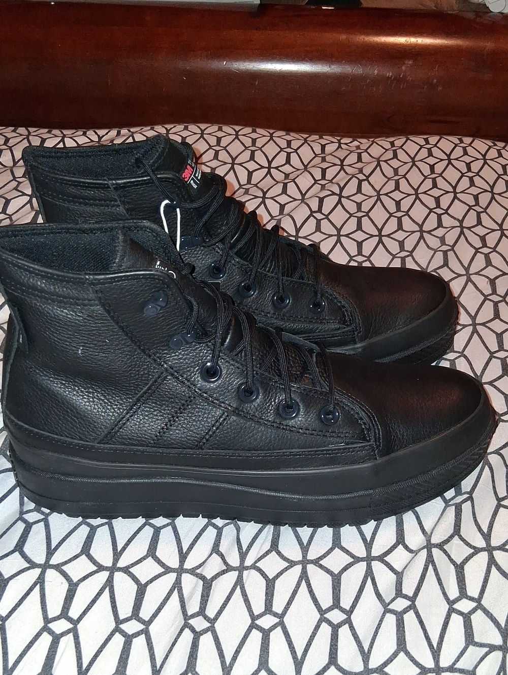 Converse Equip HI Men's Black High-Top Leather Boots